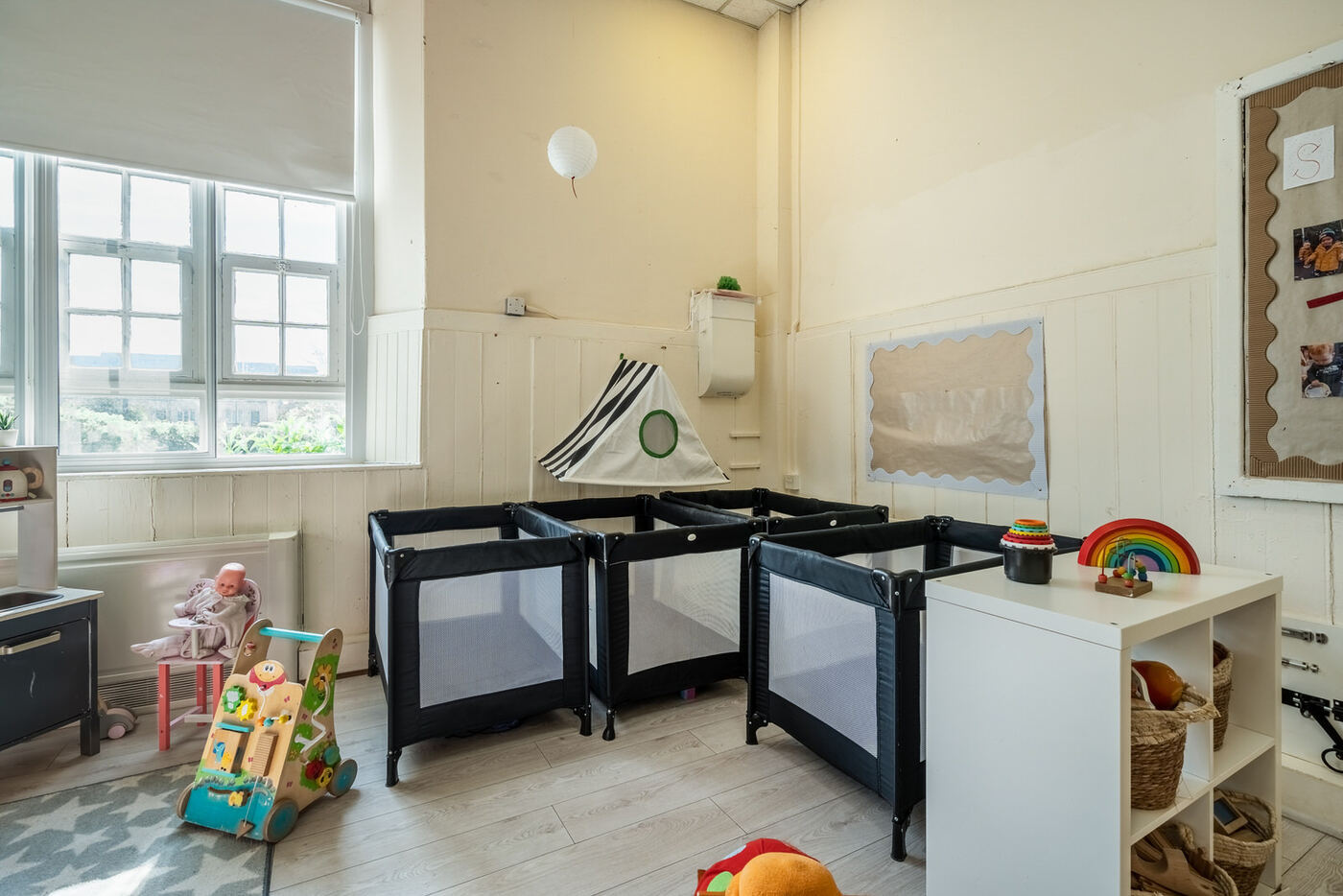 Cosy baby play area at Bonnyrigg