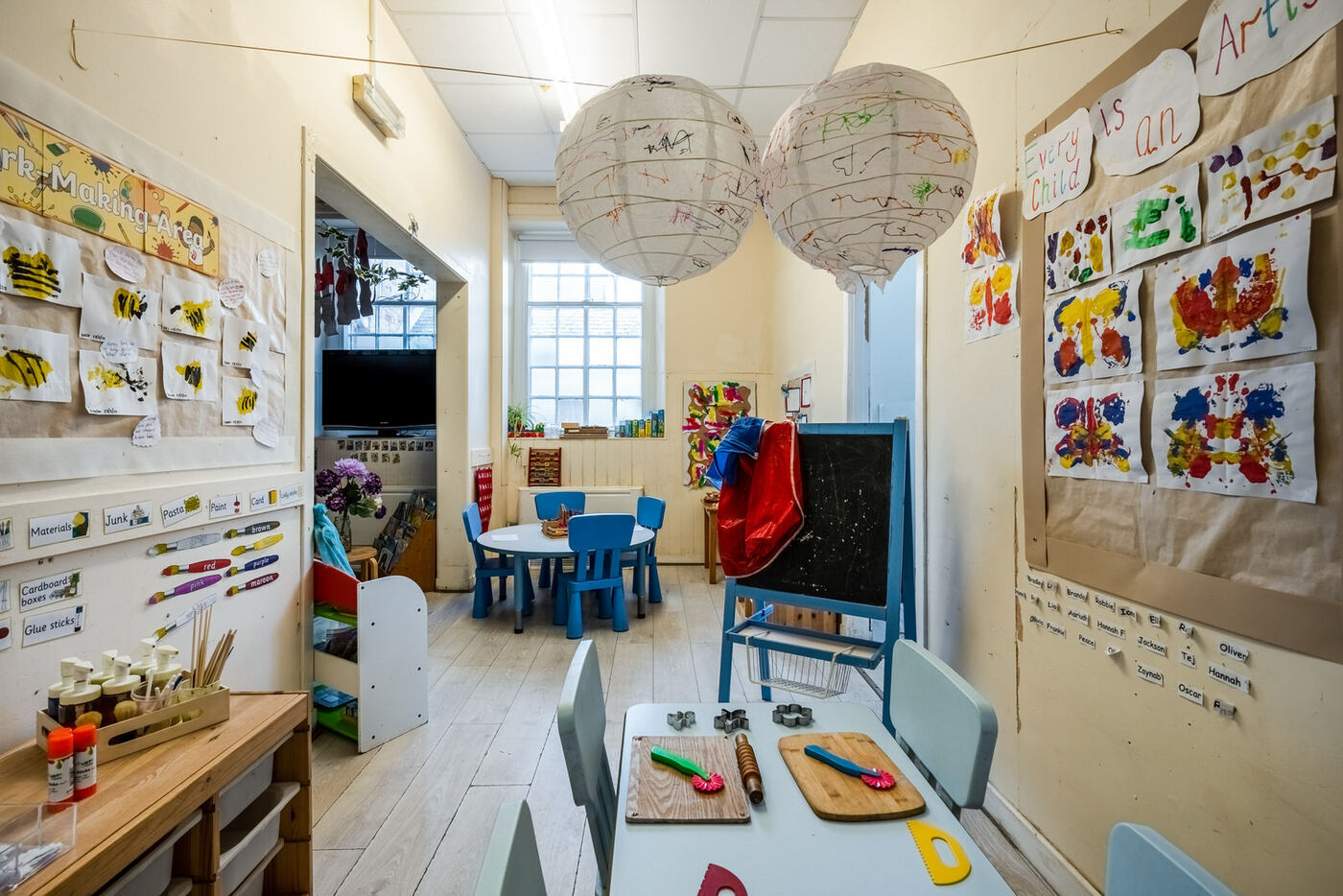 Creative learning area for Explorers