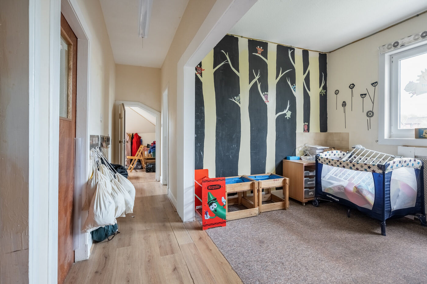 Quiet sleep space for younger children