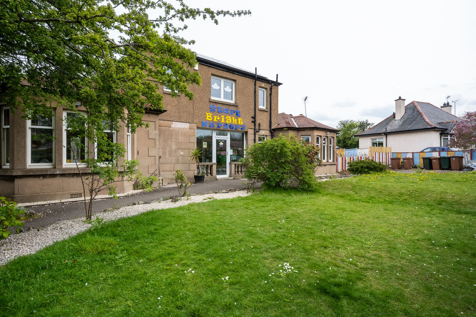 The bright outdoor space at Start Bright Gilmerton