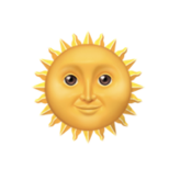 Smiling Start Bright sun